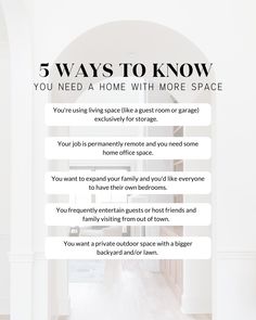 the 5 ways to know you need a home with more space in your house info