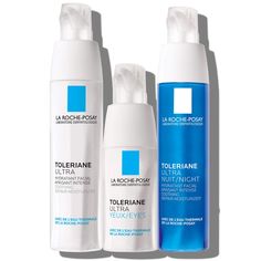 Toleriane Ultra Moisturizing Cream             Daily moisturizing cream tested on allergy-prone skin                         SOOTHING REPAIR SENSITIVE SKIN MOISTURIZER: Tested on allergy-prone skin this comforting cream helps restore skins protective moisture barrier. Formulated without ingredients that may cause potential irritation such as preservatives parabens fragrance or drying alcohol.                                                            Toleriane Ultra Eye Cream             Eye cre Sensitive Skin Moisturizer, Dry Eyelids, Eye Moisturizer, Products For Sensitive Skin, Sensitive Skincare, Care Routine Aesthetic, Skin Care Routine Aesthetic, Professional Skincare, Moisturizer For Sensitive Skin