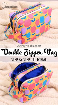 the double zipper bag sewing pattern is easy to sew