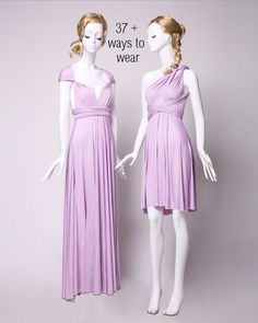 Lavender Bridesmaid Dress,Convertible Dress,Infinity Dress,Infinity Wrap Dress,Multiway Dress,Twist Dress,Purple Maxi Plus Transformer Dress Hello, everyone! Welcome to my shop! The special gift to the most special you :) The dresses were made by myself, the popular colors and fabrics were also selected by myself. This infinity dress can be suitable for many occasions! It all depends on how you want it be!  ❤SIZING & DRESS MEASUREMENTS :  SIZE- REGULAR/ PLUS →REGULAR SIZE FITS MOST (US 0~16; UK 4~20; EU 30~48 ), Waist circumference from 26"~43" Maximum stretchiness. -Floor Long Dress Length: 43" (Waist To Hem Length) -Knee Short Dress Length: 25" (Waist To Hem Length)  -Belts Size: 79"*12" (Length * Width) →PLUS SIZE FITS MOST( US 18~24; UK 22~28; EU 50~54 ), Waist circumference from 32"~4 Transformer Dress, Infinity Wrap Dresses, Infinity Dress Bridesmaid, Lavender Bridesmaid, Multiway Dress, Lavender Bridesmaid Dresses, Maternity Dresses For Baby Shower, Purple Maxi, Twisted Dress