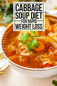 Here is an Cabbage Soup Recipe for those who would like to drop some weight and trim down for Spring. Happy Holidays Folks! 7 Day Cabbage Soup Diet Recipe, Weight Watchers Cabbage Soup Recipe, Vegetarian Cabbage Soup, Sopas Light, Cabbage Soup Diet Plan, 7 Day Cabbage Soup Diet, Soup Diet Plan, Cabbage Fat Burning Soup, Cabbage Soup Diet Recipe