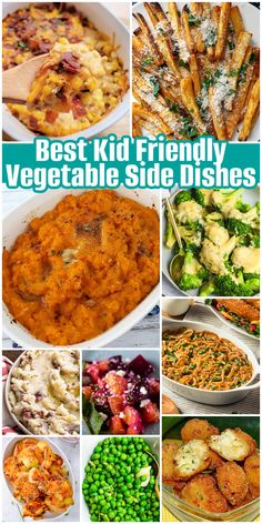 the best kid friendly vegetable side dishes