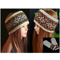 IMPORTANT: Enjoy SALE 25% OFF and FREE DELIVERY on order over EUR 500! Hand knitted wool Headband. A Scandinavian design pattern is used for the ornament. Great for winter sports and outdoor. The headband has reinforced edges with a firming effect. Fits adult M size - 20,4 - 21,6'' or 52-55cm in circumference .  Adult L size 21,6 - 32,2" or 55-59cm in circumference. It is 4,33 - 44,09'' or 11-12 cm wide. Mittens are also available in the style of this bow - you have the opportunity to create a h Winter Adjustable Hand-knitted Headband, Adjustable Hand Knitted Winter Headband, Hand Knitted Adjustable Headband For Winter, Hand Knitted Adjustable Winter Headband, Handmade One Size Headband For Gift, Handmade Headband Gift, Adjustable Knitted Headband For Winter, Handmade White Headband, Snowflake Headbands