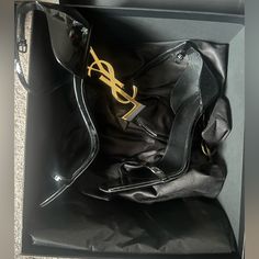 Brand New Never Word Ysl Patent Leather Heels With Ysl On Gold Heel. Brand New In Box Ysl Heels Aesthetic, Heel Ideas, Dream Heels, Elegant Shoes Heels, Prom Dresses Long Black, Heels Aesthetic, Ysl Heels, Yves Saint Laurent Shoes, Stunning Shoes