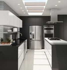 an image of a modern kitchen with stainless steel appliances