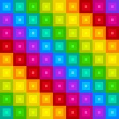 an abstract rainbow colored background with squares