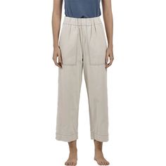 Designed in Australia's sunny Byron Bay, the Ease Utility Pant delivers effortless everyday style and comfort with a flattering high waist, cropped length, and lightweight cotton twill fabric. Effortless Straight Leg Cotton Pants, Effortless Cotton Pants With Pockets, Casual Bottoms With Side Pockets For Daywear, Cotton Pants With Pockets, Beige Cropped Leg Wide Pants In Cotton, Beige Cropped Wide Leg Cotton Pants, Beige Cotton Cropped Wide Leg Pants, Spring Utility Pants With Elastic Waistband, Spring Utility Cotton Bottoms