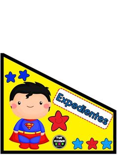 an image of a boy in superman costume with the caption'expedientes '