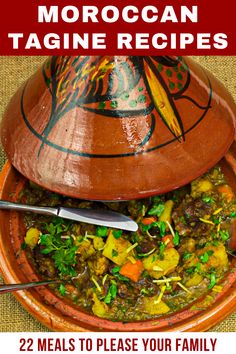 the cover of moroccan tagine recipes