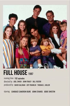 the full house tv series is shown in this promotional poster for an upcoming television show