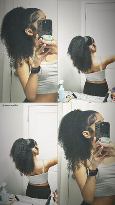 #curls Cheerleading Hairstyles, Goddess Braids Hairstyles, Girls Natural Hairstyles, Cute Box Braids Hairstyles