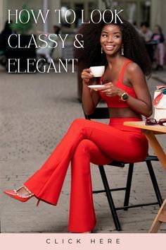 Women Power Outfits Classy, Summer Outfit Classy Elegant, Casually Elegant Outfits For Black Women, Style Tips Black Women, Being An Elegant Lady, How To Be Classy Woman Style, Rich Black Woman Aesthetic Classy, How To Dress Like An Elegant Woman, How To Dress Like A Lady Classy