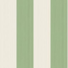 green and white striped wallpaper with vertical stripes