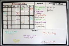 a white board with writing on it that says shopping list written in multiple colors and numbers