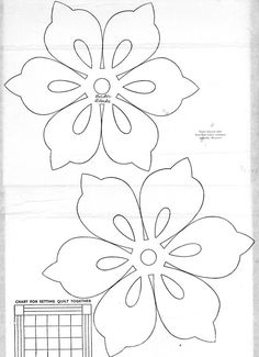 the paper flower is cut out and ready to be colored