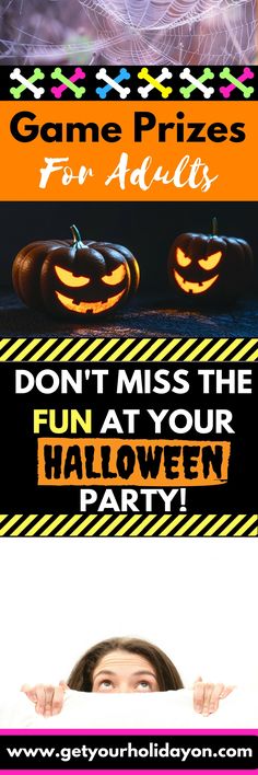 halloween party flyer with pumpkins and jack - o'- lanternes on it