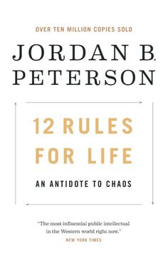 the cover of jordan b peterson's book, 12 rules for life