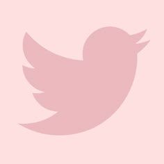 a pink background with a white bird on it's back and the word twitter written in