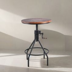 This round bar table can be used as a bar table or dinner table for 2-3 people. It is 29.53-35.43inch High, can be used as bar table, dining table, plant stand, etc. Sleek pine tabletop is easy for cleaning. It is perfect no matter for pubs, bars, cafe or for restaurants. Williston Forge | Williston Forge Julean Round 23.62" Dining Table 35.43 H x 23.62 W x 23.62 D in black / greenWood / Metal in Brown | 35.43" H X 23.62" W X 23.62" L | Wayfair Round Bar Table, Garage Storage Cabinets, Outdoor Storage Sheds, Shed Storage, Dinner Table, Lighting Sale, Mudroom Furniture, Game Room Furniture, Kitchen Dining Furniture