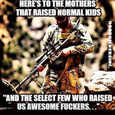 I love this!! Here's to the "Type A" people. You know who you are! #mothersday… Military Life Quotes, Quotes Badass, Military Memes, Marine Mom, Military Mom, Army Strong, Military Humor, Army Life