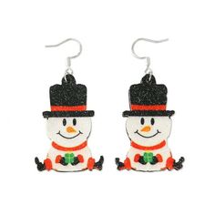 New Christmas Earrings Santa Claus Sparkling Pendant Earrings Funny Silvered Plated Earrings Christmas Gift Product parameters Name: Christmas Earrings Material: polyester Color: Multicolor Product size: 6*3cm/2.3*1.1in Package Color: Black. Decorate Christmas Tree, Pumpkin Snowmen, Santa Earrings, Earrings Funny, Decorate Christmas, Christmas Tree And Santa, Earrings Christmas, Holiday Earring, Jewelry Christmas