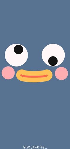 an image of a face with eyes and nose on a blue background, in the style of minimalism