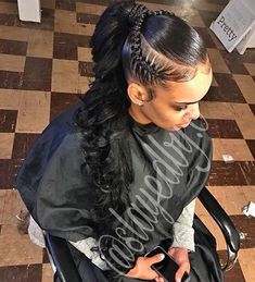 Honey Blond, Weave Ponytail Hairstyles, Weave Ponytail, Sleek Ponytail Hairstyles, Black Ponytail Hairstyles, Braided Ponytail Hairstyles, Hair Done, A Pony, Hair Ponytail Styles