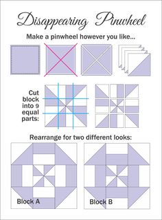 the instructions for how to make paper quilts