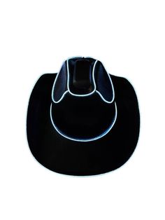 EL Wire Light Up Plain Fabric Cowboy Hat comes in black color The EL wire lights are attached to the hat which illuminate with the help of batteries on pushing the button after pulling the tab These trendy, crazy, funny & cute cowboy / cowgirl hats illuminates in 3 different modes - flash, blink and steady which makes it perfect to wear in the dark The glow hat can be worn by women, girls, boys, men & kids for birthday, dance party, carnivals, theme, rave & ranch parties, glow in the dark theme Birthday Dance, Pink Cowboy Hat, Black Cowboy Hat, El Wire, Dark Theme, Black Cowboy, Wire Lights, Glow Party, Plain Fabric