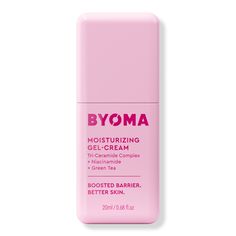 Moisturizing Gel Cream - BYOMA's Gel-Cream Moisturizer delivers targeted hydration to thirsty skin. The light texture absorbs quickly, with a barrier boosting blend of actives.BenefitsLightweight, oil-free daily moisturizerCooling gel-cream texture absorbs quickly, delivering lasting hydrationTri-Ceramide Complex to support skin barrier healthBrightening niacinamide + calming green tea improve tone and textureFeaturesVegan & cruelty freeDermatologist tested & approved skincareRecyclable bottlesA Byoma Moisturizing Gel Cream, Byoma Moisturizing, Sephora Skin Care, Skin Care Items, Gel Moisturizer, Daily Moisturizer, Skin Barrier, Skin Care Moisturizer, Gel Cream