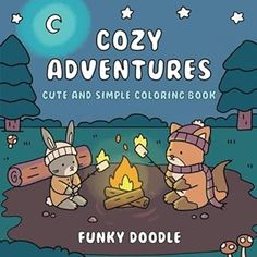 cozy adventures cute and simple coloring book