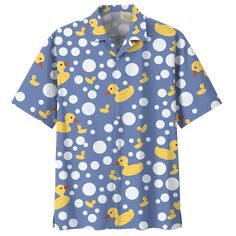 DUCK HAWAIIAN SHIRT  LVB DUC0527B13 PQHDUCK HAWAIIAN SHIRT  LVB DUC0527B13 PQH   This model reduces inventory waste and allows customers to create personalized designs. These t-shirts are made from high-quality materials and come in a range of sizes and colors, making them versatile for any occasion. Duck Blue, Duck Print, Duck Shirt, Tiki Party, Cool Hawaiian Shirts, Mens Hawaiian Shirts, Aloha Shirt, Hawaii Shirt, Elegant Shirt