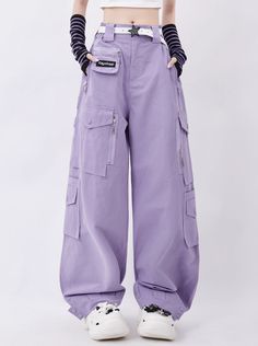 ❤︎ Dance Street Pocket Straight Car Goopants❤︎

⚠️ It takes about 2 weeks to ship the product Purple Outfits Ideas, Purple Aesthetic Clothes, Purple Aesthetic Outfit, Purple Cargo Pants, Sanrio Clothes, Hip Hop Street Style, Purple Clothing, Pink Cargo Pants, Korean Jeans