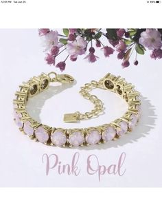 Impression Bracelet Park Lane Jewelry NIB New Retail $188 40 Carats Pink Opal. Park Lane Jewelry, Park Lane, Pink Opal, Fashion Watches, Jewelry Watches, Jewelry Bracelets, Opal, Fashion Jewelry, Things To Sell