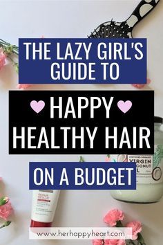 Easy Care Hairstyles, Coconut Oil Hair Mask, Easy Budget, Hair And Makeup Tips, Home Remedies For Hair, Low Maintenance Hair, Cheap Hair Products, Healthy Hair Tips, Coconut Oil Hair