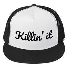 Excited to share the latest addition to my #etsy shop: Killin it hat, women’s snapback hat, men’s snapback hat, Trucker hats #accessories #hat #black #womenshat #killinit #killingit #girlshat #menshat #snapbackhat Womens Snapback Hats, Mens Snapback Hats, Cap Style, Killin It, Hat Women