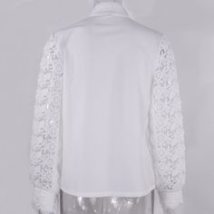 Pattern: laceStyle: pulloverSleeve length: long sleevesTechnology: Gouhua hollow outLength: ordinary style (50cm < length ≤65cm)Sleeve type: conventional sleevePopular elements: hollowing outColor: lotus, white, blackSize: S,M,L,XL,XXL Casual Long Sleeve Lace Top, Casual Long Sleeve Lace Trim Top, Casual Long Sleeve Tops With Lace Patchwork, Fall Long Sleeve Lace Top With Lace Collar, Long Sleeve Blouse With Lace Patchwork For Fall, Casual Long Sleeve Lace Blouse, Fall Blouse With Long Lace Sleeves, Long Sleeve Lace Top For Fall, Casual Long Sleeve Lace Top With Lace Collar