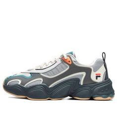 FILA FUSION Tenacity Sneakers 'White Grey' T12M311601FWQ Sneakers White, Sneakers, Grey, White