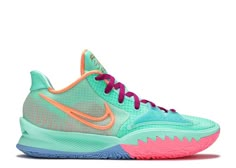 Volleyball Shoes Nike Colorful, Different Color Basketball Shoes, Bright Volleyball Shoes, Neon Volleyball Shoes, Colorful Basketball Shoes Nike, Kyries Shoes Basketball, Kyrie Irving Shoes Basketball, Bright Basketball Shoes, Cool Volleyball Shoes