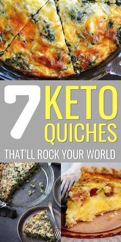 seven keto quiches that'll rock your world