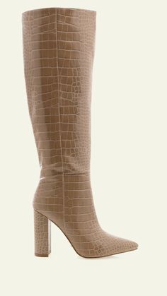 Milla | Light Taupe – Green and Serene Concert Outfits, Long Boots, 2023 Fashion, Concert Outfit, Winter Wardrobe, The Knee, Heeled Boots, Block Heels, Ankle Boot