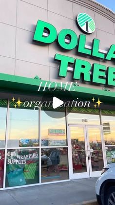 dollar tree store front with cars parked outside