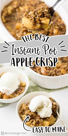 the best instant pot apple crisp recipe