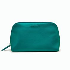 Vegan Leather Dimensions: Large Pouch: 9" L x 5" W Small Pouch: 6" L x 4" W Luxury Green Rectangular Pouch, Luxury Green Pouch For Everyday Use, Elegant Green Pouch Wallet, Green Travel Clutch With Dust Bag Included, Elegant Green Wallets For Travel, Elegant Green Pouch For Everyday Use, Elegant Green Bag With Zipper Pouch, Elegant Green Pouch For Everyday, Large Pouch