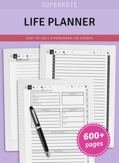 Chose this Supernote Life Planner and get started. Chose this Supernote Life Planner and get started. Download Digital Planner and manage your tasks effectively. #diyplannernotebook #lifedigitalplanner #plannerdesign #digitalcalendar #routineplanner