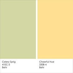 some yellow and green colors are in the same color scheme