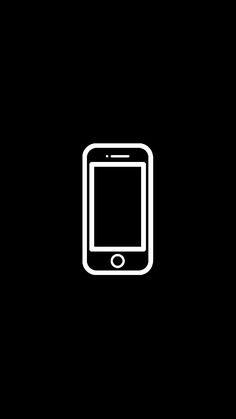 a black and white image of a cell phone