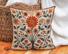 The Autumn Bloom Pillow captures the essence of a terracotta folk art garden, bringing a Mediterranean and Coastal Cottage charm to your living space. Its cream canvas is a warm invitation, embellished with a burst of burnt orange and navy accents, reminiscent of an autumnal countryside. This pillow's soft faux suede texture and nature-inspired design offer a comforting retreat from the everyday. It's a perfect gift for anyone seeking to cultivate a cozy yet elegant atmosphere in their home, celebrating the harmony between art and nature. Shop the Matching Collection Here: https://www.etsy.com/shop/YourChicComforts?search_query=Folk+Art+Terracotta ►► SIZING: 14 x 14 Inch (36 x 36 cm) 16 x 16 Inch (41 x 41 cm) 18 x 18 Inch (46 x 46 cm) 20 x 20 Inch (51 x 51 cm) ►► PRODUCT DETAILS: - Luxe Fa Burnt Orange Home Decor, Garden Mediterranean, Coastal Cottage Decor, Coastal Cottage Decorating, Suede Texture, Navy Accents, Double Sided Mirror, Suede Pillows, Cottage Charm