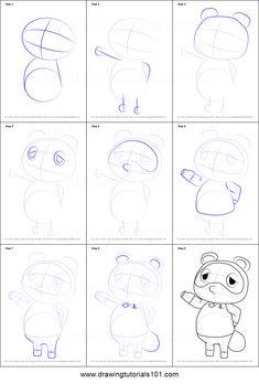 how to draw a cartoon bear step by step drawing instructions for kids and beginners