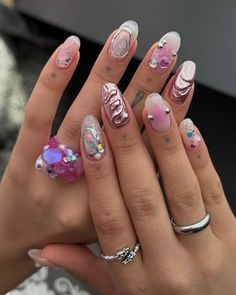 Світлина Instagram від користувача NAILMAMKA • 25 червень 2024 р. о 16:05 Nail Piercing, Manicure Inspiration, Basic Nails, Vibrant Nails, Glow Nails, Nail Ring, Jelly Nails, Acrylic Nail Art, Dream Nails